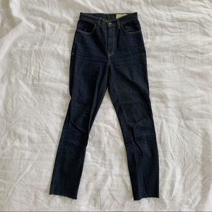 Imogene + Willie jeans Elizabeth high-rise raw denim